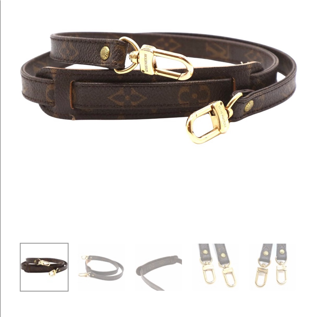 Louis Vuitton Monogram Long Shoulder Strap And Pad